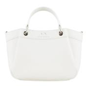 Armani Exchange Stilren vit handväska med axelrem White, Dam