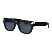 Alexander McQueen Stiliga solglasögon Am0439S Black, Herr