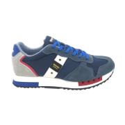 Blauer Blå Sneakers med Tekniska Insatser Multicolor, Herr