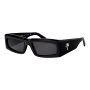 Palm Angels Yreka Solglasögon - Stilfullt Eyewear för Sommaren Black, ...