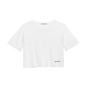 Hinnominate Logo Print Modal T-shirt Top White, Dam