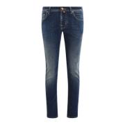 Jacob Cohën Mäns Slim Fit Jeans Blue, Herr