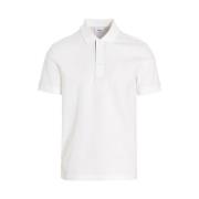 Burberry Polo med Tartan Krage White, Herr