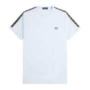 Fred Perry Ringer T-shirt med lagerkrans Blue, Herr