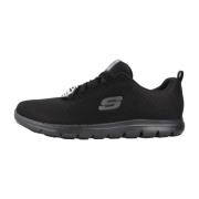 Skechers Snygga Sneakers för vardagsbruk Black, Dam