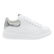 Alexander McQueen Vit Silver Croco Sneaker Limited Edition White, Dam