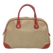 Celine Vintage Pre-owned Canvas handvskor Beige, Dam