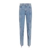 Y/Project Straight Jeans Blue, Dam