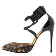 Christian Louboutin Pre-owned Pre-owned Laeder sandaler Black, Dam