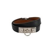 Hermès Vintage Pre-owned Tyg armband Black, Dam