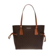 Michael Kors Voyager Tote Bag Brun Logotyp Brown, Dam