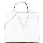 Valentino by Mario Valentino Vit Crossbody Väska - Snygg Modell White,...