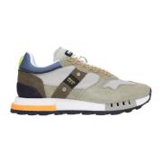 Blauer Herr Lågtop Sneakers Heron Multicolor, Herr