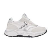 Voile Blanche Vit Sportig Sneaker med Guld Detaljer White, Dam