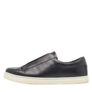 Fendi Vintage Pre-owned Laeder sneakers Black, Dam