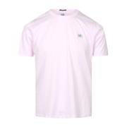 C.p. Company Rosa Logo Print Crew-Neck T-shirt Pink, Herr