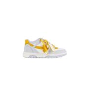 Off White Vita Gula Sneakers med Tonal Pilar Multicolor, Dam