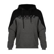 Guess Hoodie med justerbar dragsko Gray, Herr