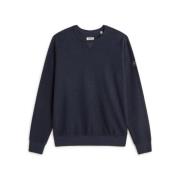 Ecoalf Klassisk Crewneck Sweatshirt Blue, Herr