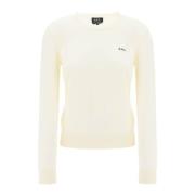 A.p.c. Round-neck Knitwear White, Dam