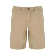 Woolrich Klassiska Chino Beige Bermuda Shorts Beige, Herr