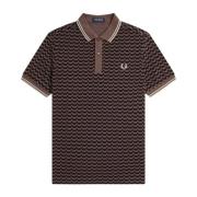 Fred Perry Abstrakt Grafisk Polotröja Multicolor, Herr