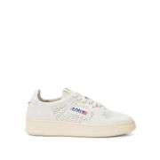 Autry Vita perforerade tyg sneakers White, Dam