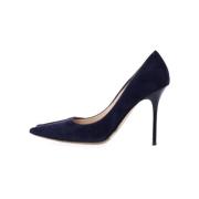 Jimmy Choo Pre-owned Pre-owned Mocka klackskor Blue, Dam