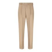 PT Torino Beige Bomullsblandning Byxor Beige, Herr