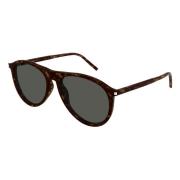 Saint Laurent Solglasögon SL 667 Färg 002 Brown, Unisex