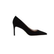 Stuart Weitzman Eleganta Svarta Pumps för Kvinnor Black, Dam