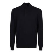 Ermenegildo Zegna Stilren Turtle Neck Sweater Blue, Herr