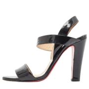 Christian Louboutin Pre-owned Pre-owned Laeder sandaler Black, Dam