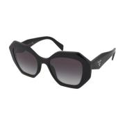 Prada Svarta Solglasögon Ss24 Black, Dam