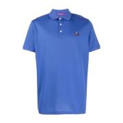 Ralph Lauren Blå Casual Polo Skjorta Män Blue, Herr