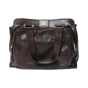 Celine Vintage Pre-owned Laeder handvskor Brown, Dam