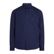 Calvin Klein Slim Fit Poplin Skjorta Blue, Herr