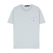 Ralph Lauren Blå Polo Pony Jersey T-shirt Blue, Herr