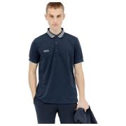 Adidas Originals Klassisk Logo Patch Polo Shirt Blue, Herr