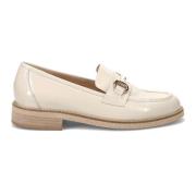 Luca Grossi Kräm Moccasin Skor Beige, Dam