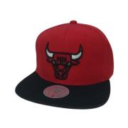 Mitchell & Ness Röd Bulls Team Snapback Keps Red, Herr