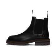 Common Projects Svarta Chelsea Boots Black, Herr