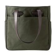 Filson Toteväska med Läderhandtag Green, Dam