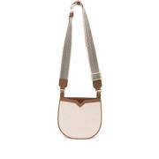 Valextra Liten Hobo Weekendväska Beige, Dam