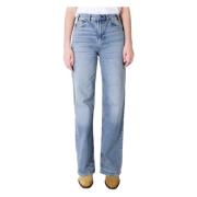 Adriano Goldschmied Vintage Baggy Wide Jeans Blue, Dam