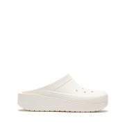 Crocs Klassisk Blunt Toe Skor White, Herr