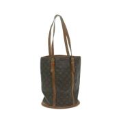 Louis Vuitton Vintage Pre-owned Canvas axelremsvskor Brown, Dam