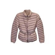 Moncler Pre-owned Pre-owned Nylon ytterklder Pink, Dam