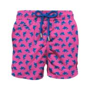 Saint Barth Hajtryck Badshorts Multicolor, Herr