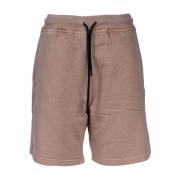 Dondup Herr Bermuda Shorts. Lättvikts Sweatpants Stil. Beige, Herr